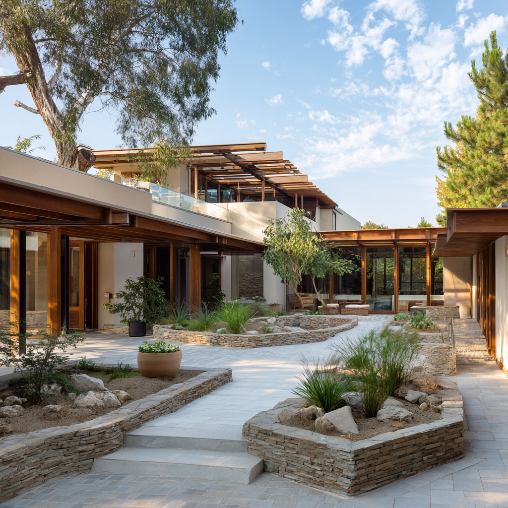 Family visiting area at Harmony Healing Treatment in Garden Grove, California